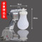 洋子（YangZi）苜蓿园五金思怡服装油污渍清洁枪去污喷枪金刚菩提核桃文玩清理高压电动水枪_1 套餐A