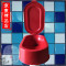 洋子（YangZi）苜蓿园品牌家装大号装修临时塑料马桶蹲便器简易马桶塑料坐便工地临时蹲便器_1 中号(加大加厚)红