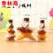 洋子（YangZi）创意厨房餐厅酒柜橱柜家居摆件装饰品工艺品五谷丰登杂粮玻璃瓶_1 小丰收树福星