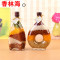 洋子（YangZi）创意厨房餐厅酒柜橱柜家居摆件装饰品工艺品五谷丰登杂粮玻璃瓶_1 追星踏月