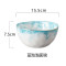 洋子（YangZi）日居仕日式陶瓷餐具创意泡泡饭碗家用米饭碗大面碗小汤碗吃饭碗_1 面碗-蓝