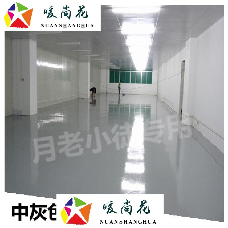 洋子（YangZi）水性环氧树脂地坪漆室内水泥地面漆自流平地板漆耐磨防水地漆油漆卡其色其他_1 中灰色