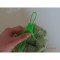 洋子（YangZi）抗低温超市专用装粽子塑料网兜网眼袋加厚绿色35厘米 100个加厚绿色35厘米网+扣