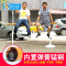 洋子（YangZi）移动式舞蹈把杆压腿杆家用成人儿童健身房幼儿园升降把杆 白色4米把杆+两个移动大底座