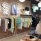 铁艺衣架杆服装店男女货架展示架落地式中岛架侧挂架衣服架子多色多款多功能时尚创意服装店家具服_1_1 长120宽40高130cm