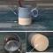 日式冰裂釉创意复古马克杯大容量简约陶瓷杯牛奶咖啡杯情侣水杯子多款多色创意生活日用家居器皿水 冰裂款A1