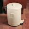 欧式四款彩色加厚垃圾桶家用脚踏美式复古厨房卫生间客厅邮筒_5 粉色马桶刷