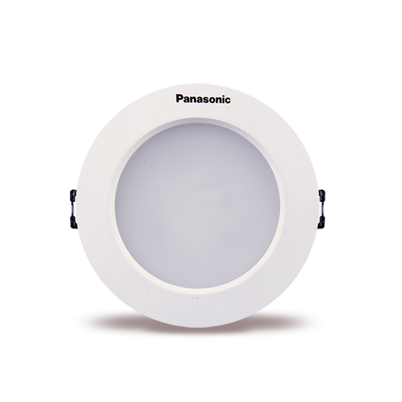 松下筒灯松下led筒灯全金属铝制筒灯3W/5W 天花灯高亮度节能开孔75mm~85mm 5W白边白光-开孔85mm-NNNC73072