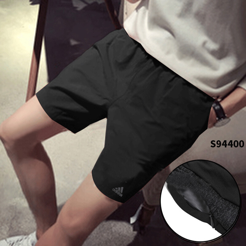 Adidas阿迪达斯运动裤男春秋款舒适透气休闲梭织短裤-S94400 2XL 默认颜色