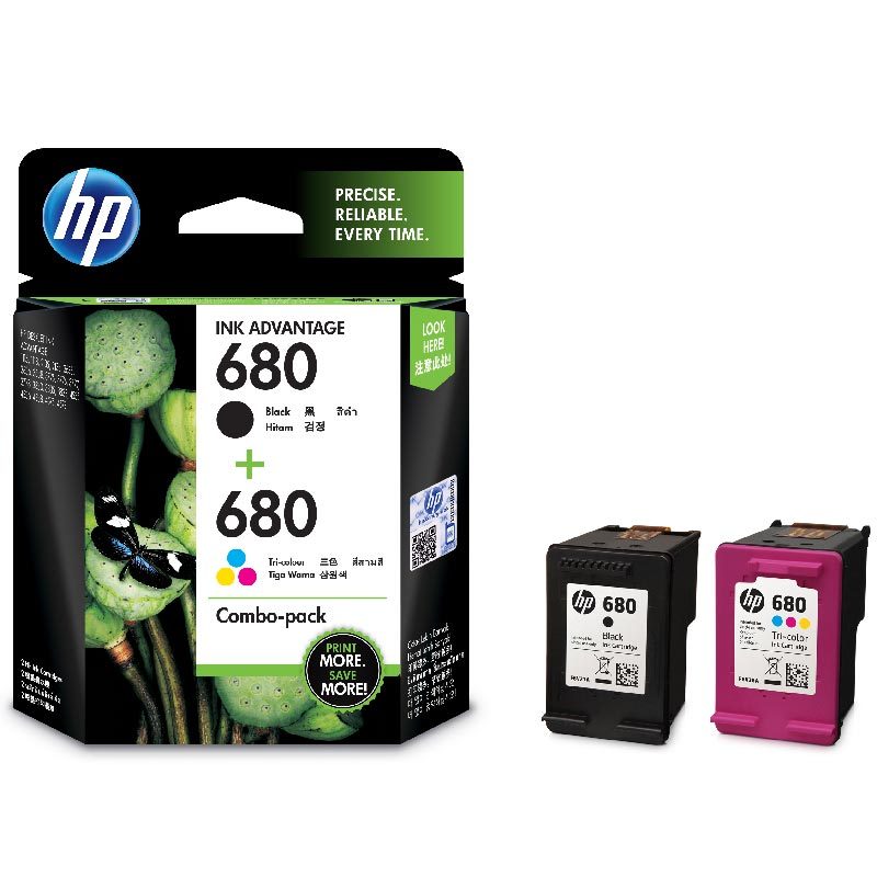 惠普(HP)X4E78AA 680黑色彩原装墨盒套装 适用(HP 2138;3638;3776;3838)
