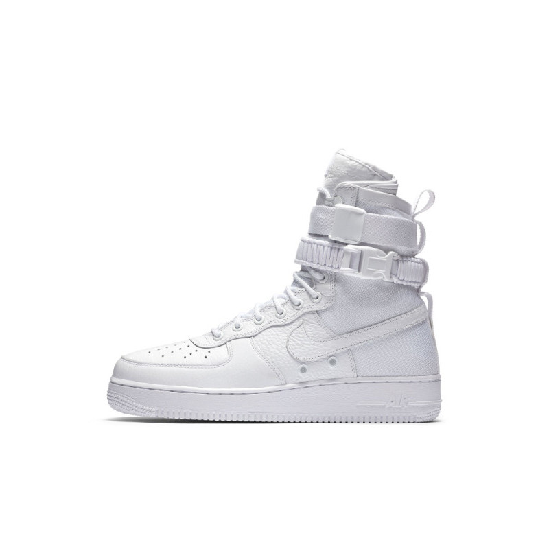 NikeSFAF1男子AirForce1纯白高帮休闲板鞋903270-100 白/白 44.5