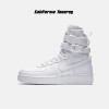 NikeSFAF1男子AirForce1纯白高帮休闲板鞋903270-100 白/白 44