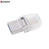 金士顿（Kingston）DTDUO3C 64GB U盘 USB3.1 和 Type-C 双接口 半透明车载U盘