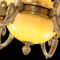 尊阁全铜吊灯 欧式客厅大气复式楼铜灯玉石吊灯 新中式灯具030 6头