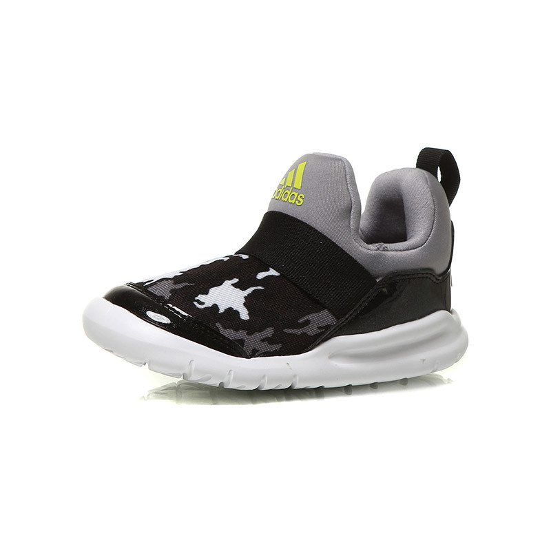 adidas阿迪达斯运动休闲婴童鞋学步鞋男2017新款 CG3251 CG3253一号黑+白+三度灰 25.5/适合脚长150mm