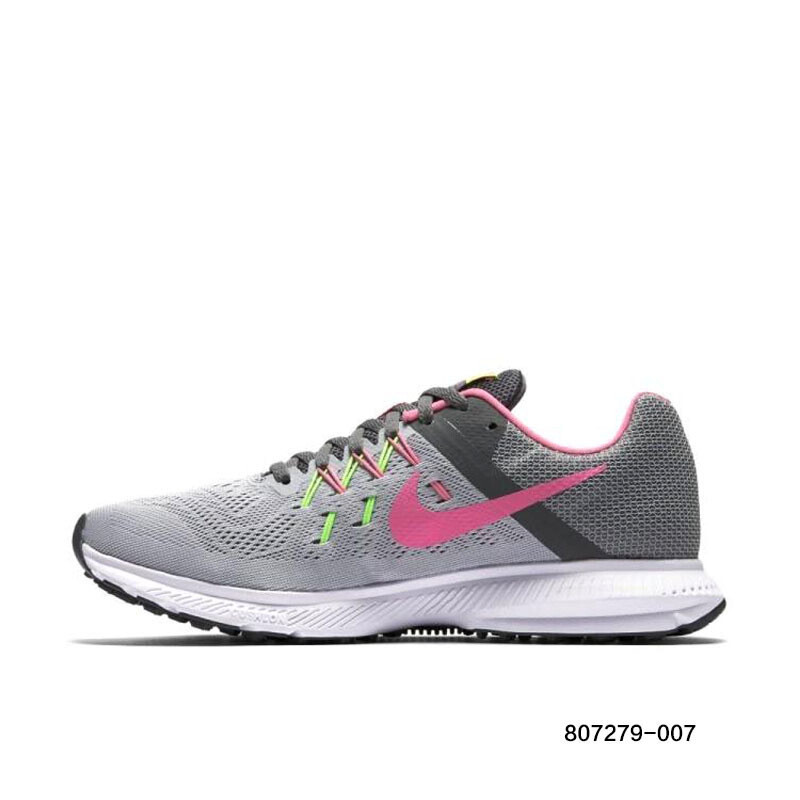 Nike耐克女鞋Zoom女子气垫缓震运动休闲跑步鞋807279-007 807279-007 35.5