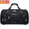 旅行袋手提旅行包女短途瑞士行李包运动旅游健身包男_1 黑色