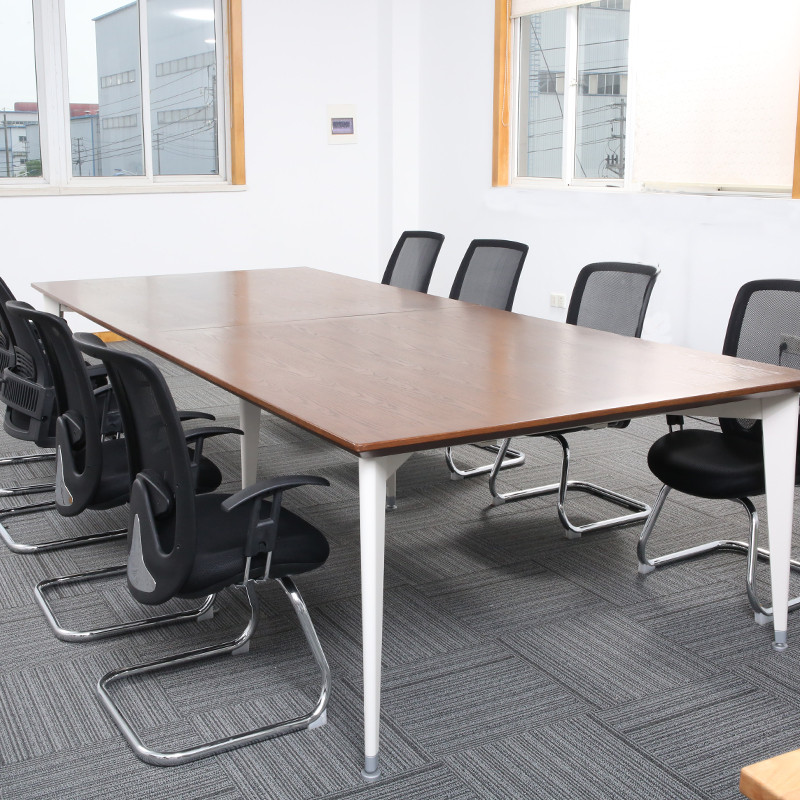 钜晟会议桌钢架会议桌板式会议桌 单桌2米*1米高清实拍图