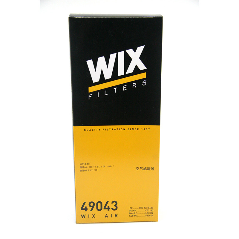 维克斯（WIX）空气滤清器 49043