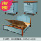地中海双人床1.8米美式乡村实木床1.5m高箱床田园床卧室成套家具DF #FFCCFF