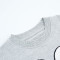 男女童春季新品T恤长袖圆领套头可爱男女宝宝外出服1-5岁80-120cm 80cm 花灰