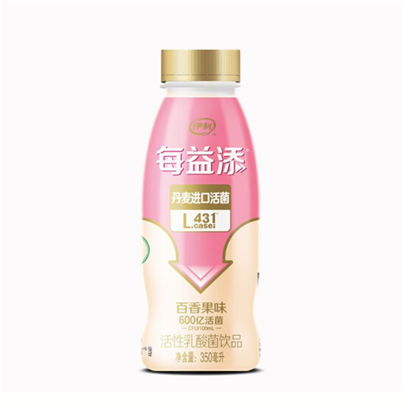 伊利每益添乳酸菌饮品百香果味350mL