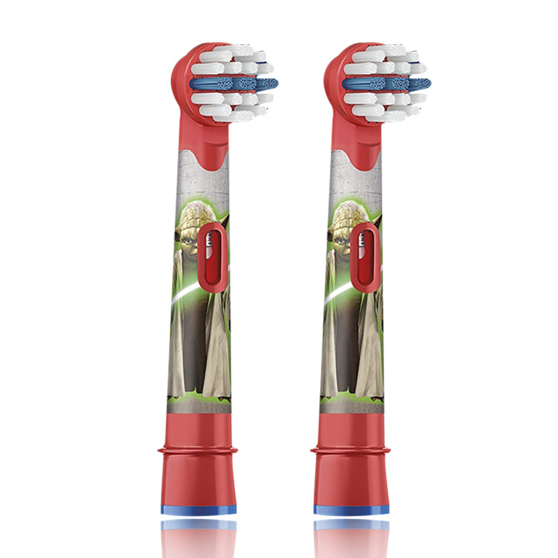 欧乐B（Oral-B） 德国版本儿童电动牙刷 星球大战替换刷头2支装