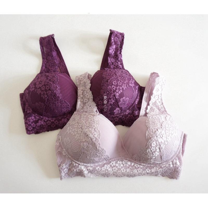 9汪新春款日式柔美蕾丝内衣无钢圈束缚蕾丝肩带不易滑落无拘无束的