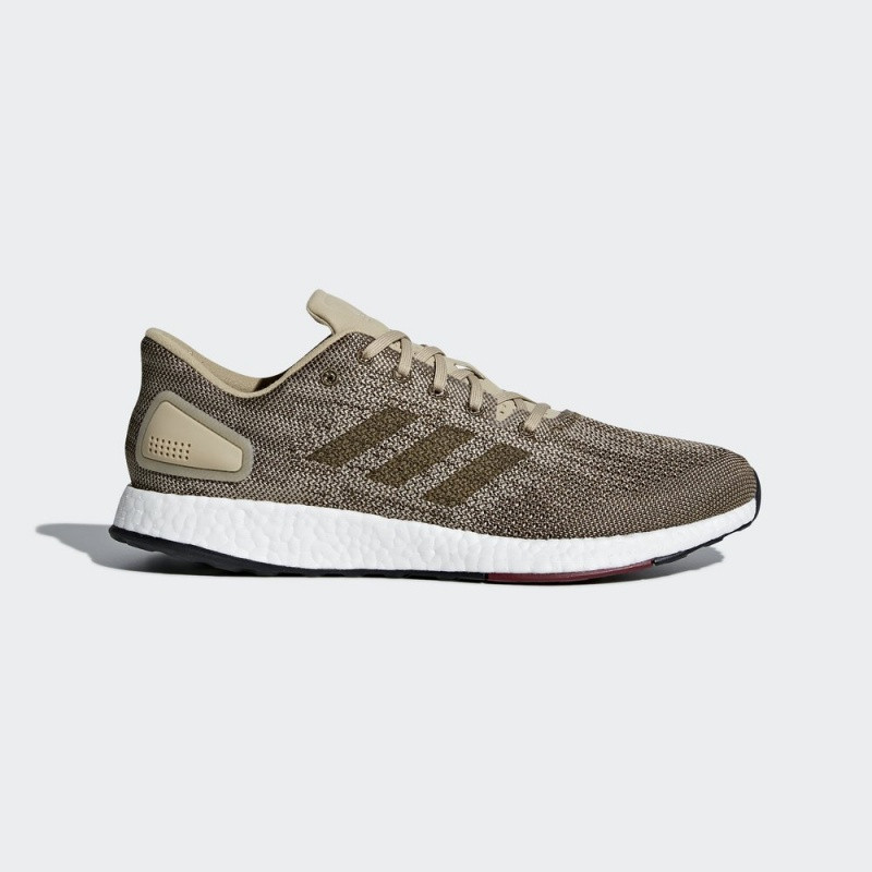 adidas阿迪达斯2018中性PureBOOSTDPR跑步BOOST跑步鞋BB6292 裸金/影迹橄榄绿 42.5