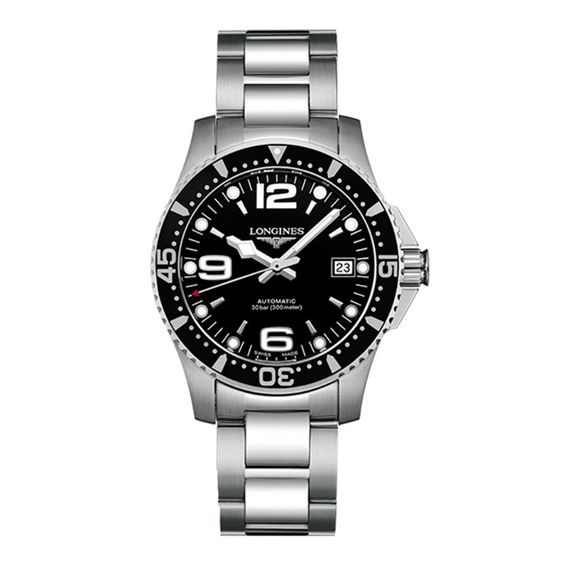LONGINES 浪琴康卡斯潜水系列钢带男士机械表L3.741.4.56.6 L3.741.4.56.6