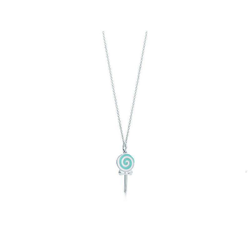Tiffany&Co.蒂芙尼女士项链925纯银棒棒糖吊坠情人节礼物2193_4 40CM