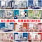 儿童家具套房组合女孩紫色卧室家具1.2米1.5高箱儿童床青少年家具_6 802#四件套