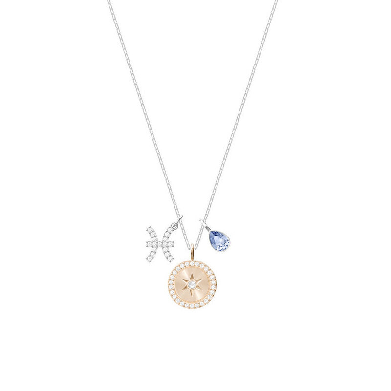 施华洛世奇（SWAROVSKI）十二星座项链锁骨链 双鱼座