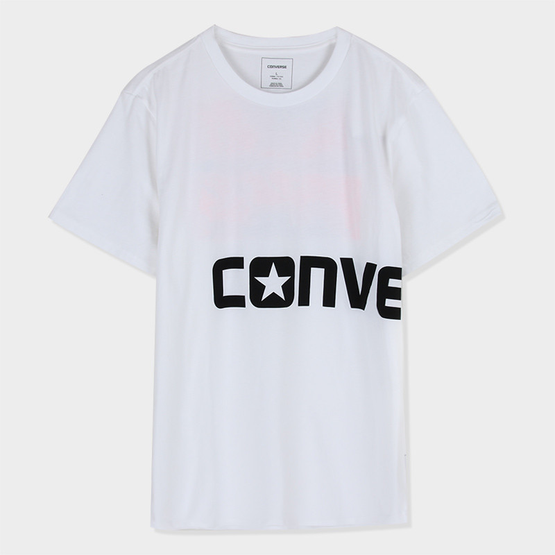 Converse匡威男夏季运动休闲舒适透气训练短袖团T恤10003676-A01 XXL 10003676-A01