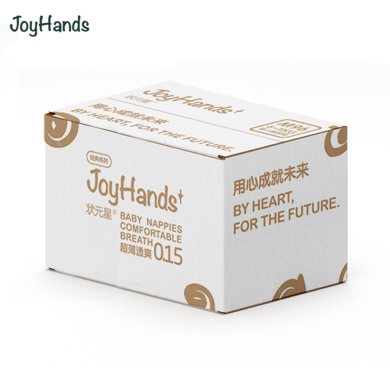 状元星（joyhands) 经典系列超薄透爽婴儿纸尿裤/尿不湿L码80片箱装 [9kg-14kg]