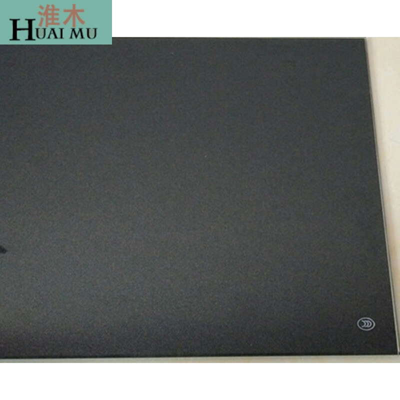 淮木（HUAIMU）餐边柜多功能柜子简约现代橱柜微波炉柜储物柜玻璃茶水柜餐柜160三三抽白 深灰色160黑色玻璃