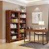 书柜书架简约现代小户型客厅实木组装自由组合简易书柜置物架单格书柜（0.72宽度）0.6_3 默认颜色