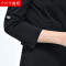 逸阳清七分袖中长款风衣外套0570 红色 3XL