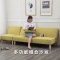 小户型折叠沙发床双人沙发床三人1.8米1.6米客厅单人懒人沙发_6 1+1.6鸭黄麻组合