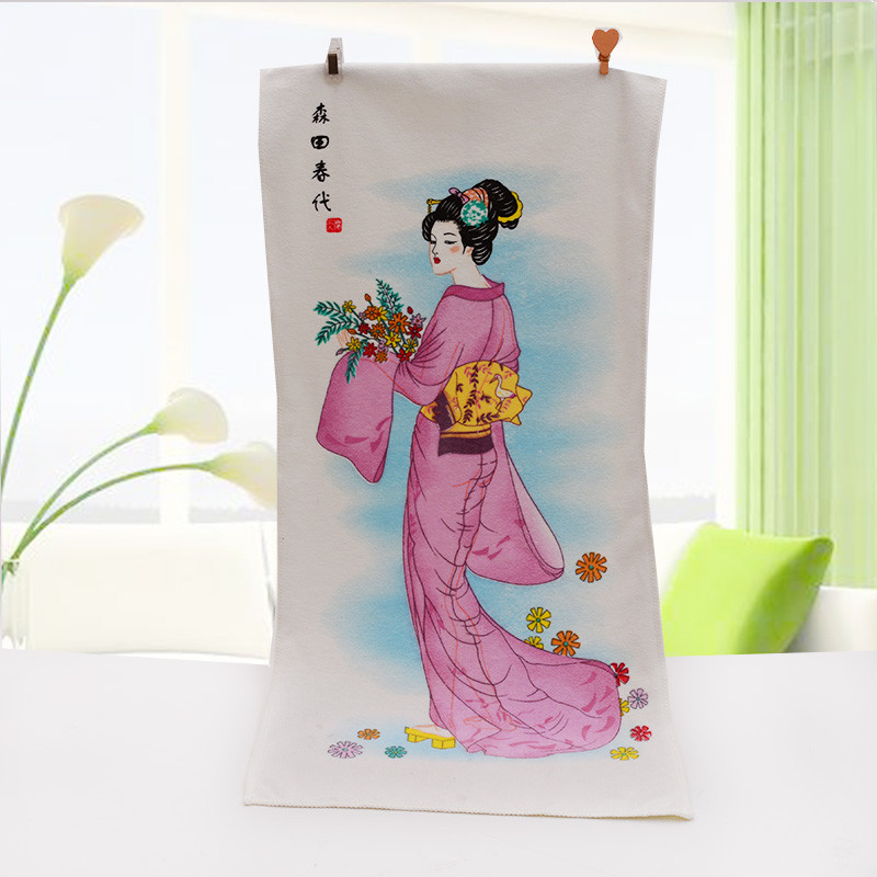 变色毛巾女生脱动漫情趣魔法成人美女脱衣恶搞情侣创意生日礼物 35x75cm 白色森田春代