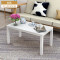 淮木北欧茶几客厅简约边几小户型创意多功能茶台茶桌简易咖啡桌矮桌_1 91X49X45-白色