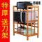 新款创意厨房置物架时尚微波炉架烤箱架家用收纳用品储物锅架子简约现代落地蔬菜架实木杂物架子特_7 特厚五层长60送刀架