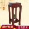 实木花架客厅吊兰榆木仿古绿萝盆景圆形鱼缸简约室内架子阳台中式_4_8 A款面30高60