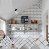 北欧白色面包砖瓷砖厨房卫生间墙砖300x600厕所地砖工字砖釉面砖 其它 6316
