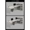 淮木收银台柜台简约现代烤漆前台接待台大气美容院吧台办公桌迎宾台_7 亮板烤漆蓝色