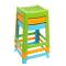淮木凳子家用加厚塑胶简约创意高凳板凳餐桌凳椅子换鞋塑料凳A款高凳【2个蓝1橙1绿】4只装_9 A款橙色高凳