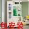 淮木欧式客厅屏风酒柜入户玄关柜带鱼缸隔断柜间厅进鞋柜现代简约C款6028长1.95米黑白亮_6 K款515#长1.21米红胡桃