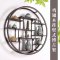实木博古架中式挂壁式茶具架隔断置物架客厅展示小多宝阁古董架子_6 80圆形花板