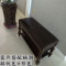 全实木换鞋凳美式储物凳田园经济型穿鞋凳沙发凳欧式家用鞋架凳子_6 90CM胡桃色+棕色实木真皮翻盖