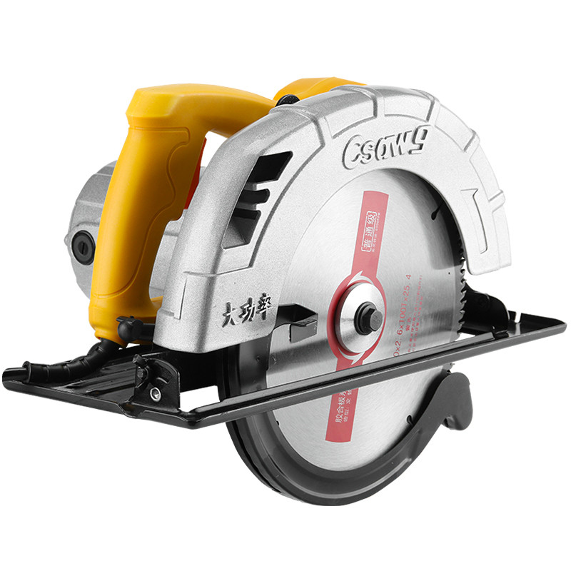 寸手电锯木工切割机家用锯木机台锯倒装圆盘锯 精品7寸倒装 60齿锯片